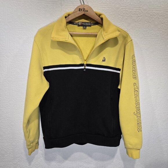 Tonino Lamborghini Coture 1/4 Zip Pullover Sweater Men’s SZ Large - Picture 7 of 7